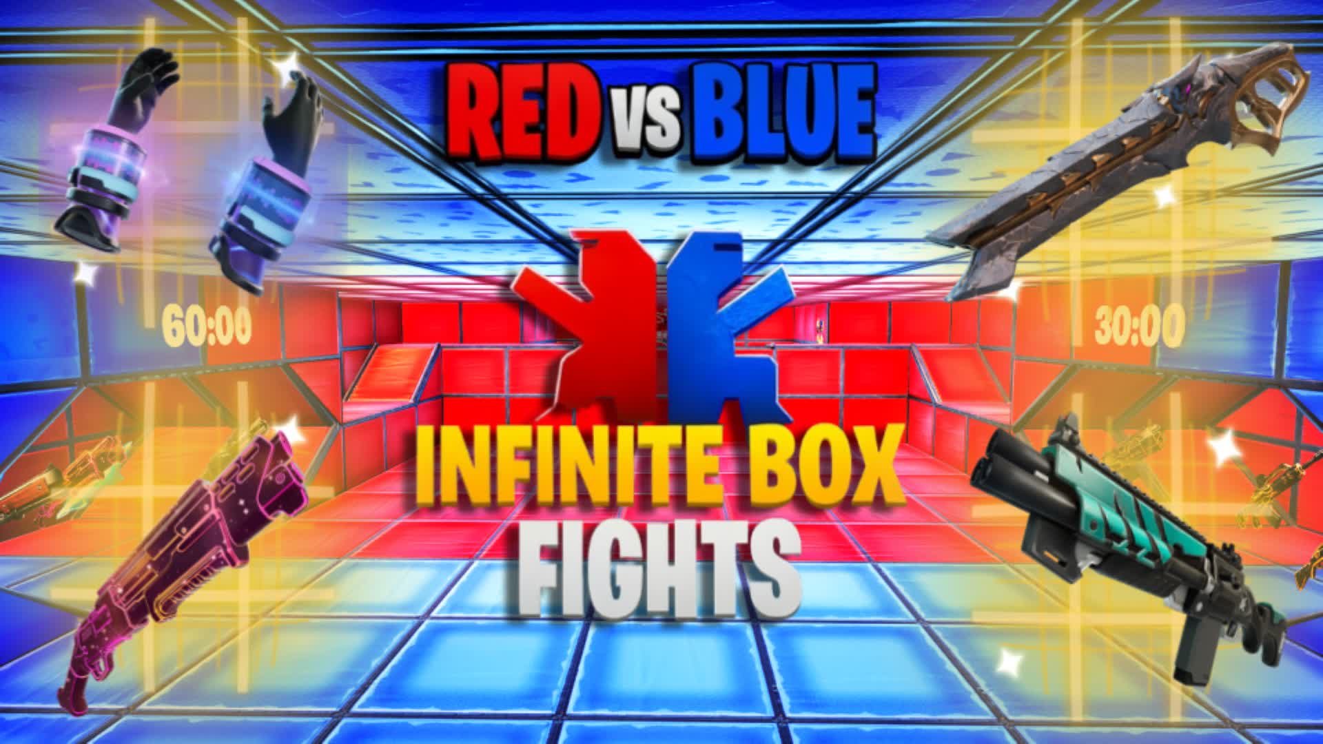 Red VS Blue Infinite Boxfights 🔴🔵