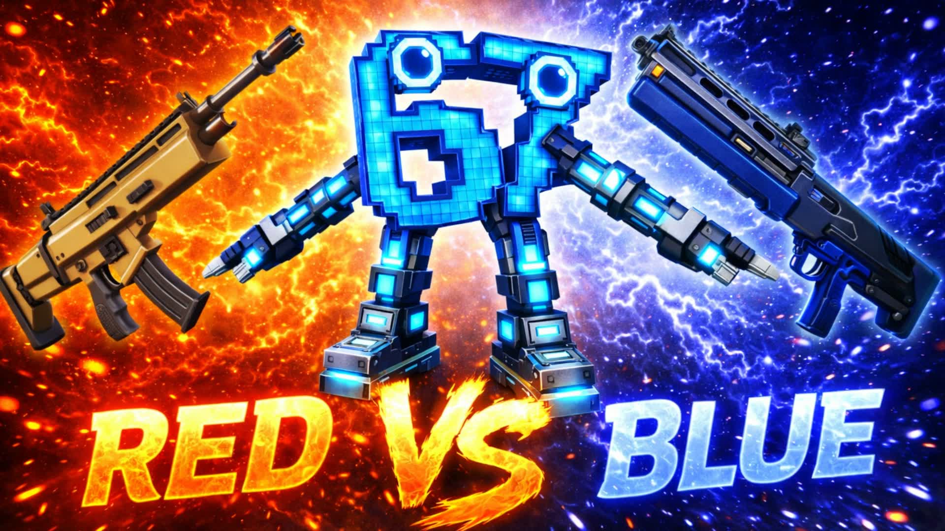 SUPER PRIME RED VS BLUE 🔴🔵 67 - fortnite