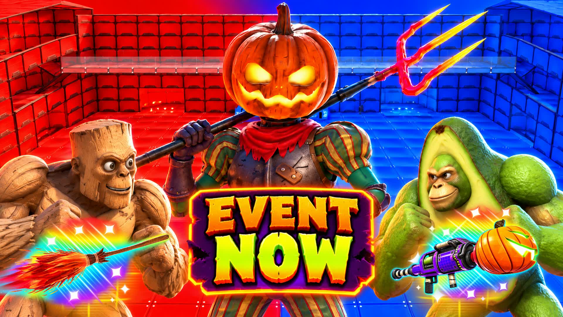 レッド vs ブルー🔴🔵[ブレインロット vs ハロウィーン🎃]