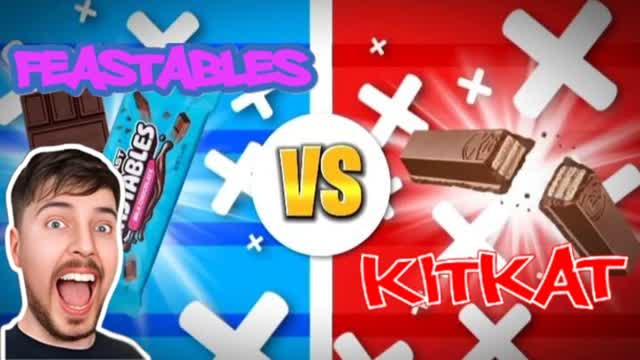 MrBeast Feastables VS KitKats 🔥