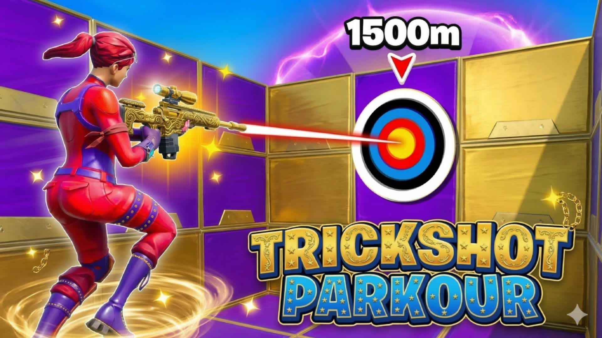 GOLDEN TRICKSHOT PARKOUR🎯🥇