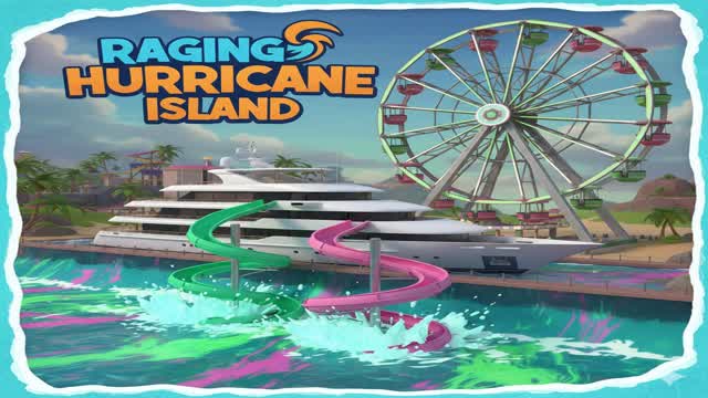 Raging Hurricane Island +Water slides