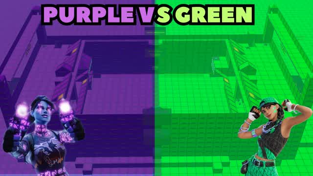 🟣PURPLE VS GREEN🟢