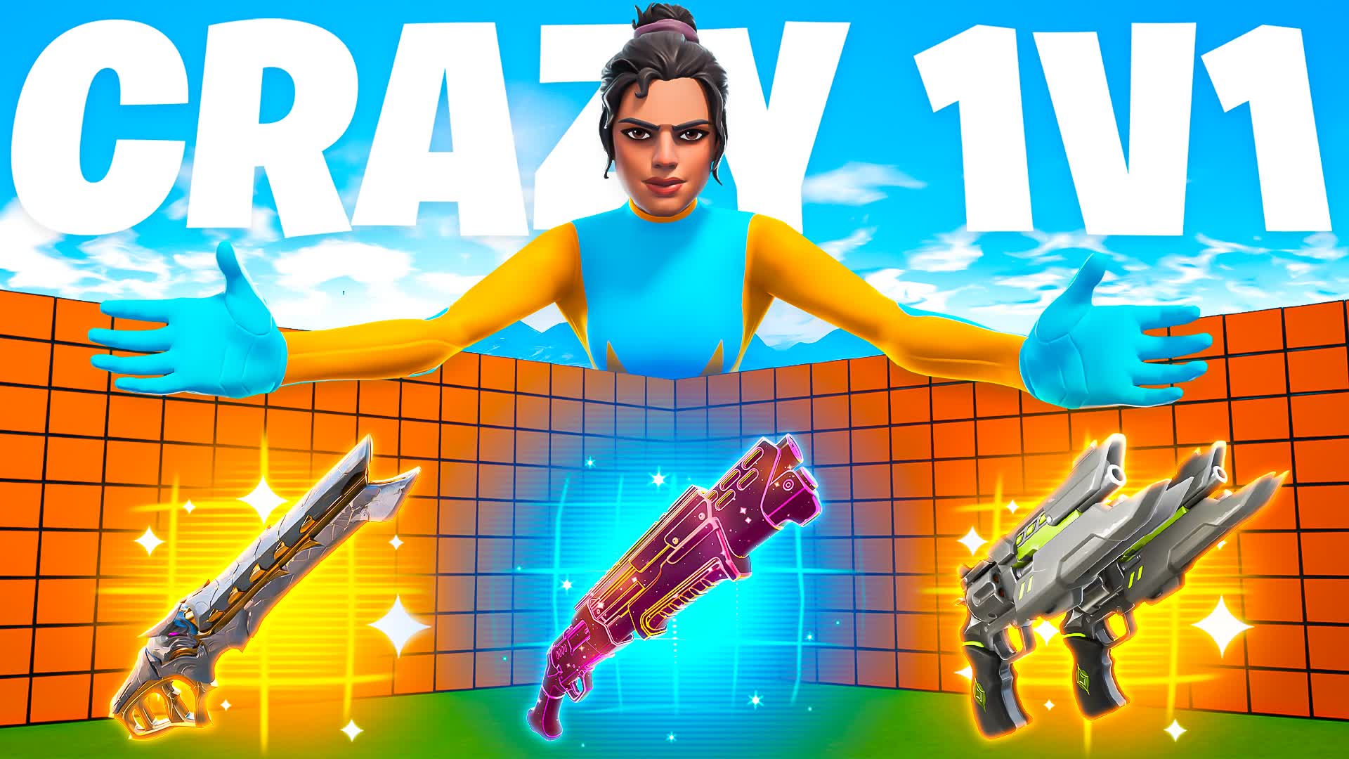 Crazy 1v1 With Every Gun