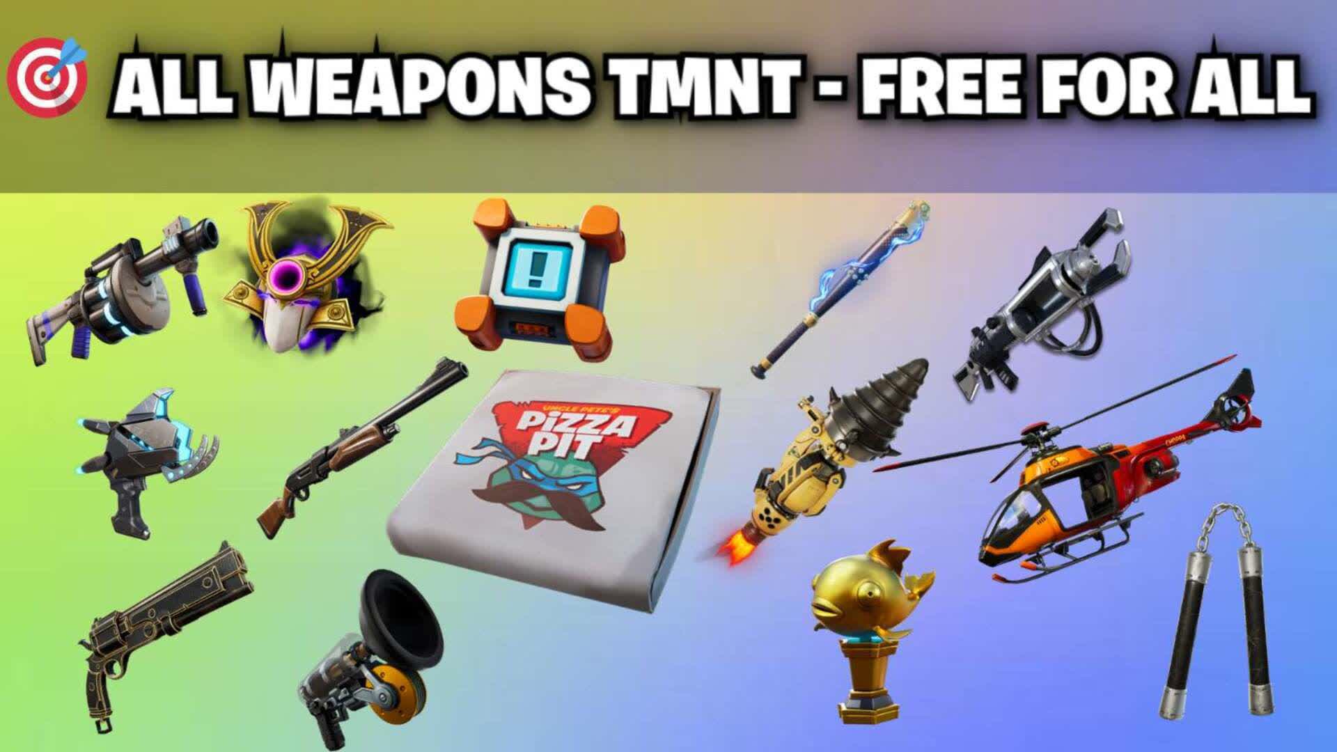 TMNT ALL WEAPONS - FREE FOR ALL