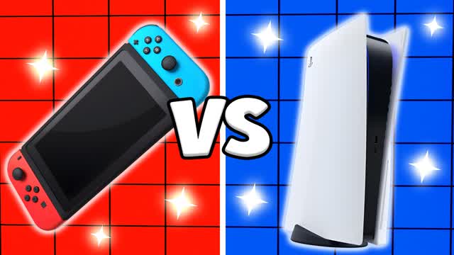 CONSOLE VS SWITCH RED VS BLUE 🔴🔵