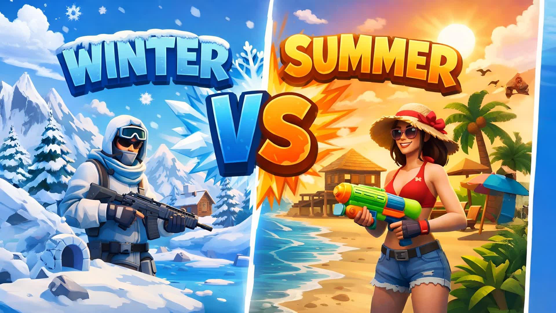 ❄️ WINTER vs SUMMER ☀️ SUN vs SNOW ☃️