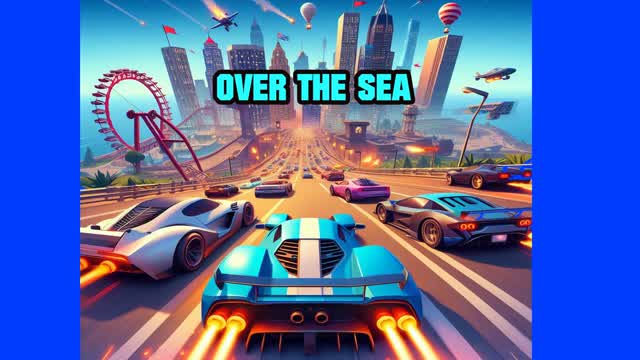 Over the sea