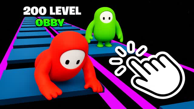 ✨FALL GUYS 150+ OBBY NEW YEAR PARKOUR