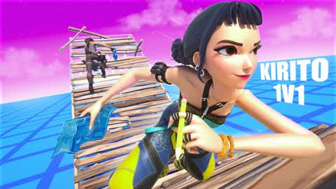 KIRITO 1V1 BUILD FIGHT ( 200 PUMP )