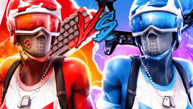 Red vs Blue 1v1 Buildfight