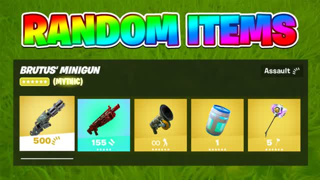 Everything = Random Loot