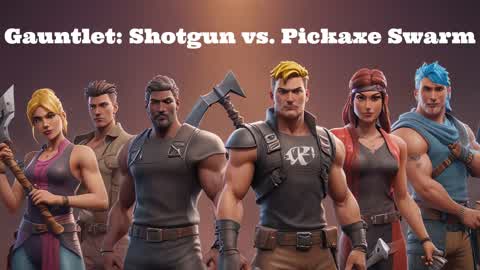 UEFN Gauntlet: Shotgun vs. Pickaxe Swarm