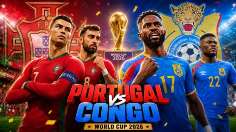 PORTUGAL vs CONGO WORLD CUP 2026 RONALDO