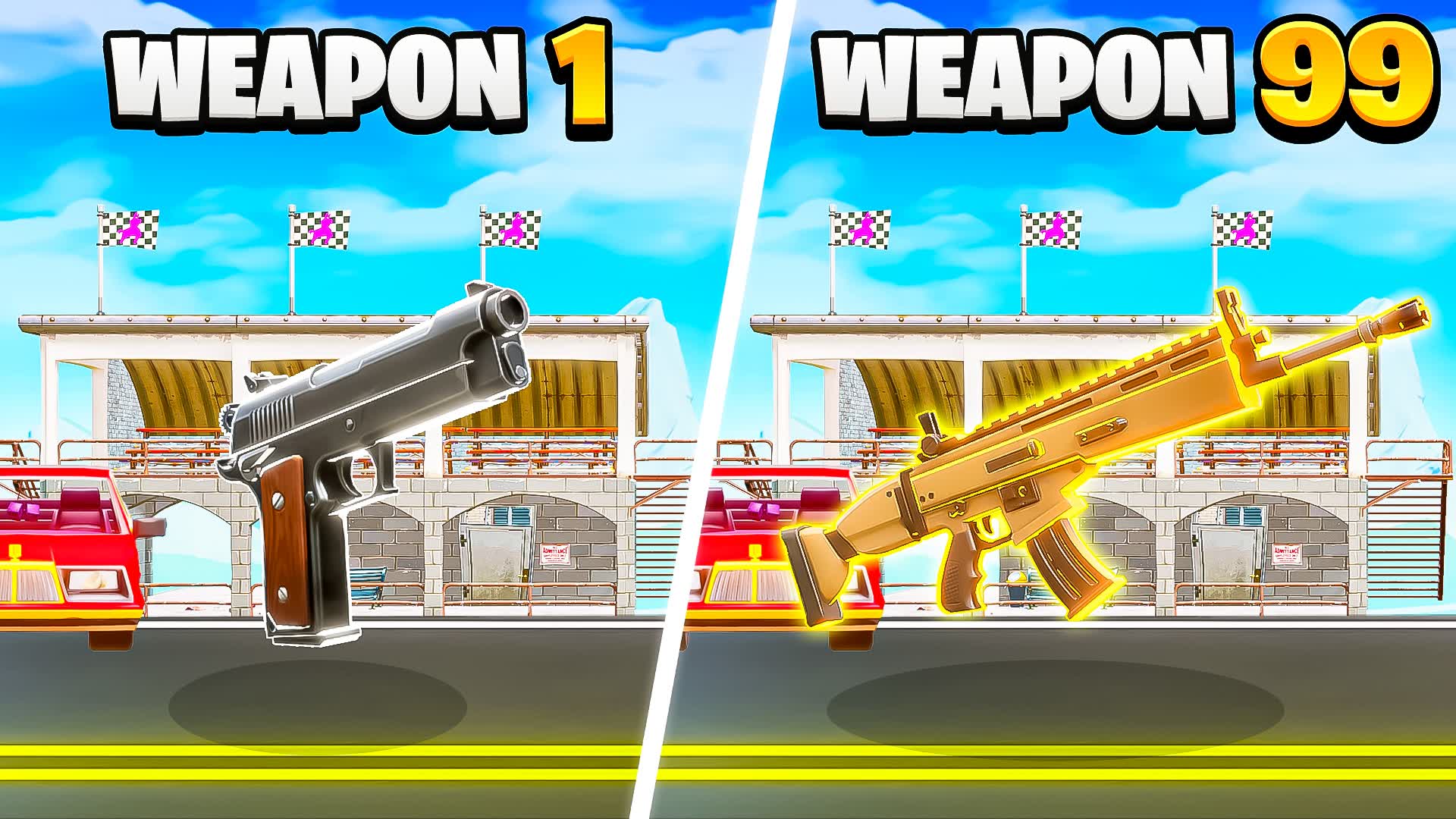 RACING INFINITE GUN GAME 🏁