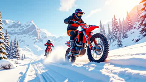 WINTER DIRT BIKE RIDERS🏍️