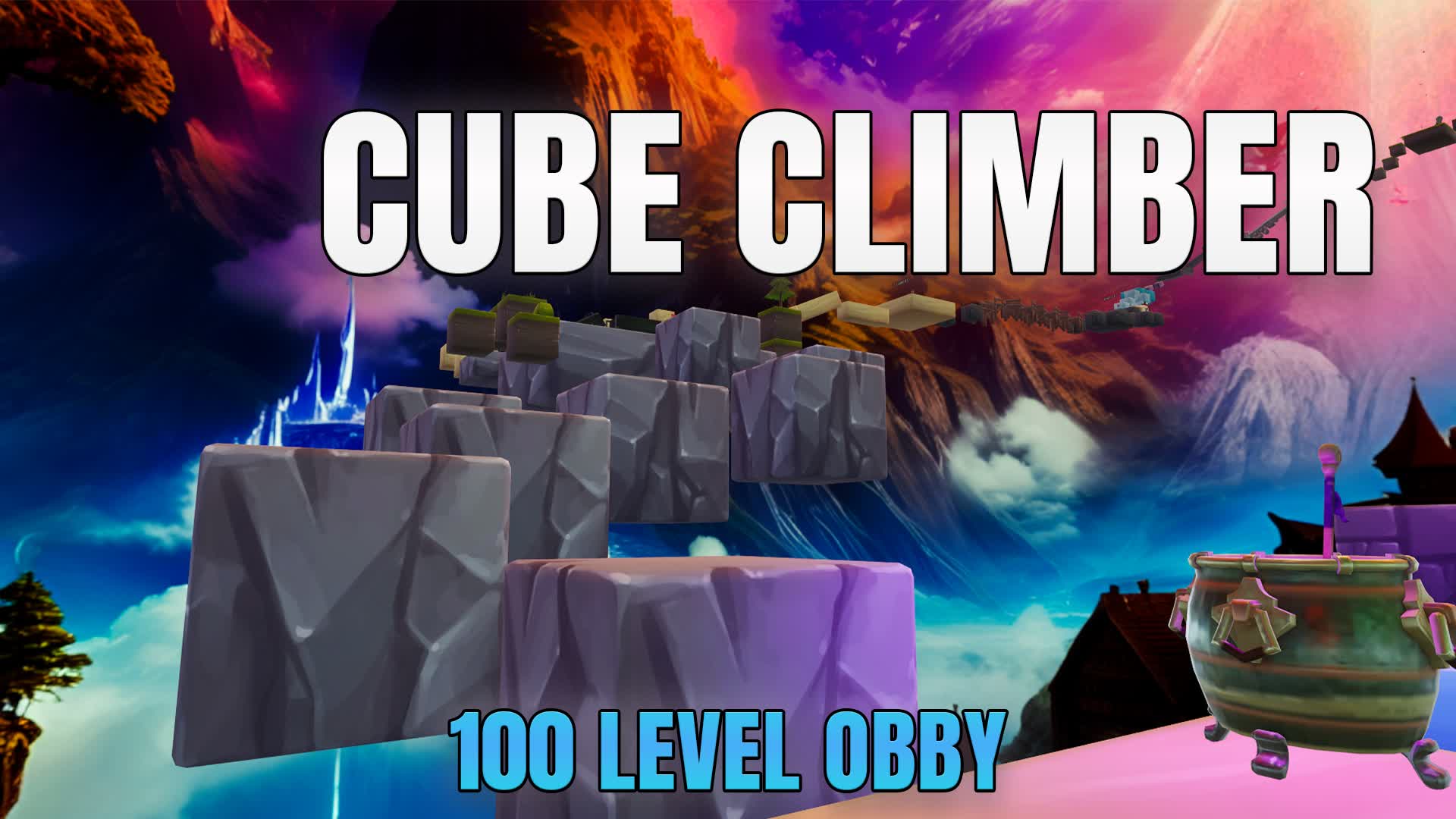 CUBE CLIMBER OBBY PARKOUR 100 LEVELS