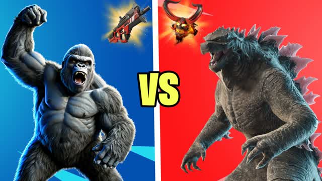 KING KONG VS GODZILLA 🔴🔵