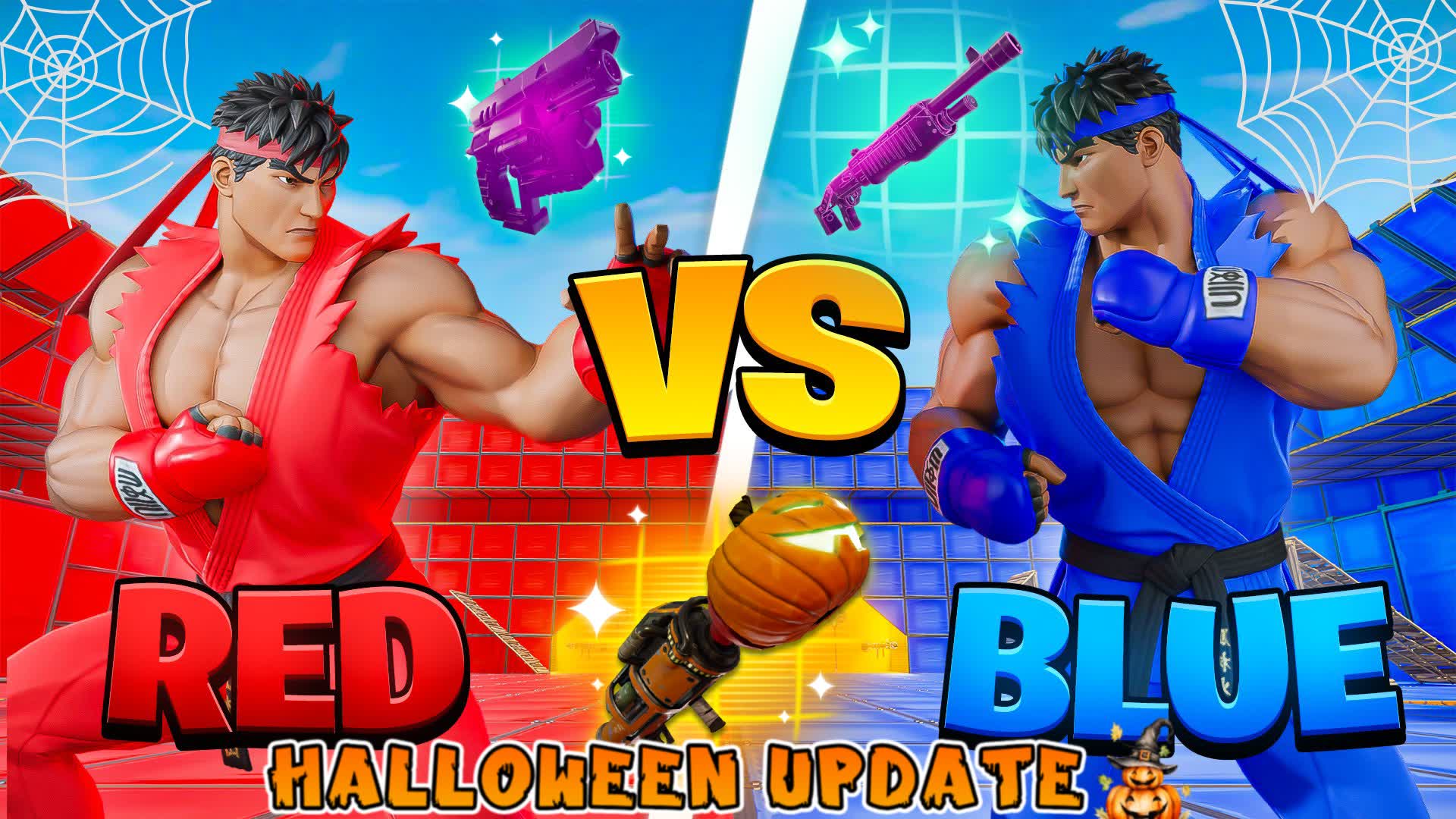 STREET FIGHTER 🎃 RED VS BLUE🔴🔵