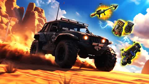 INSANE DESERT DRIVE- FFA ALL WEAPONS 🏜️