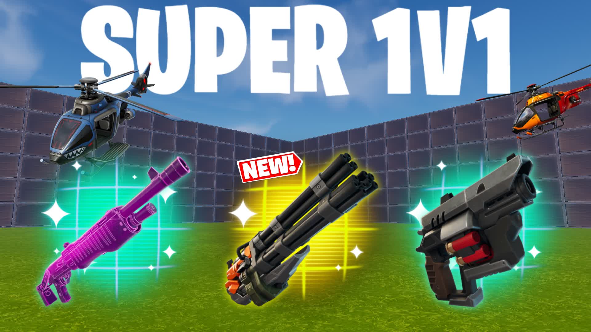 SUPER 1V1 ALL GUNS & CARS