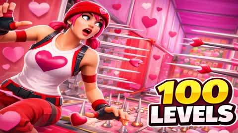 ❤️ 100 LEVEL VALENTINES PARKOUR ❤️