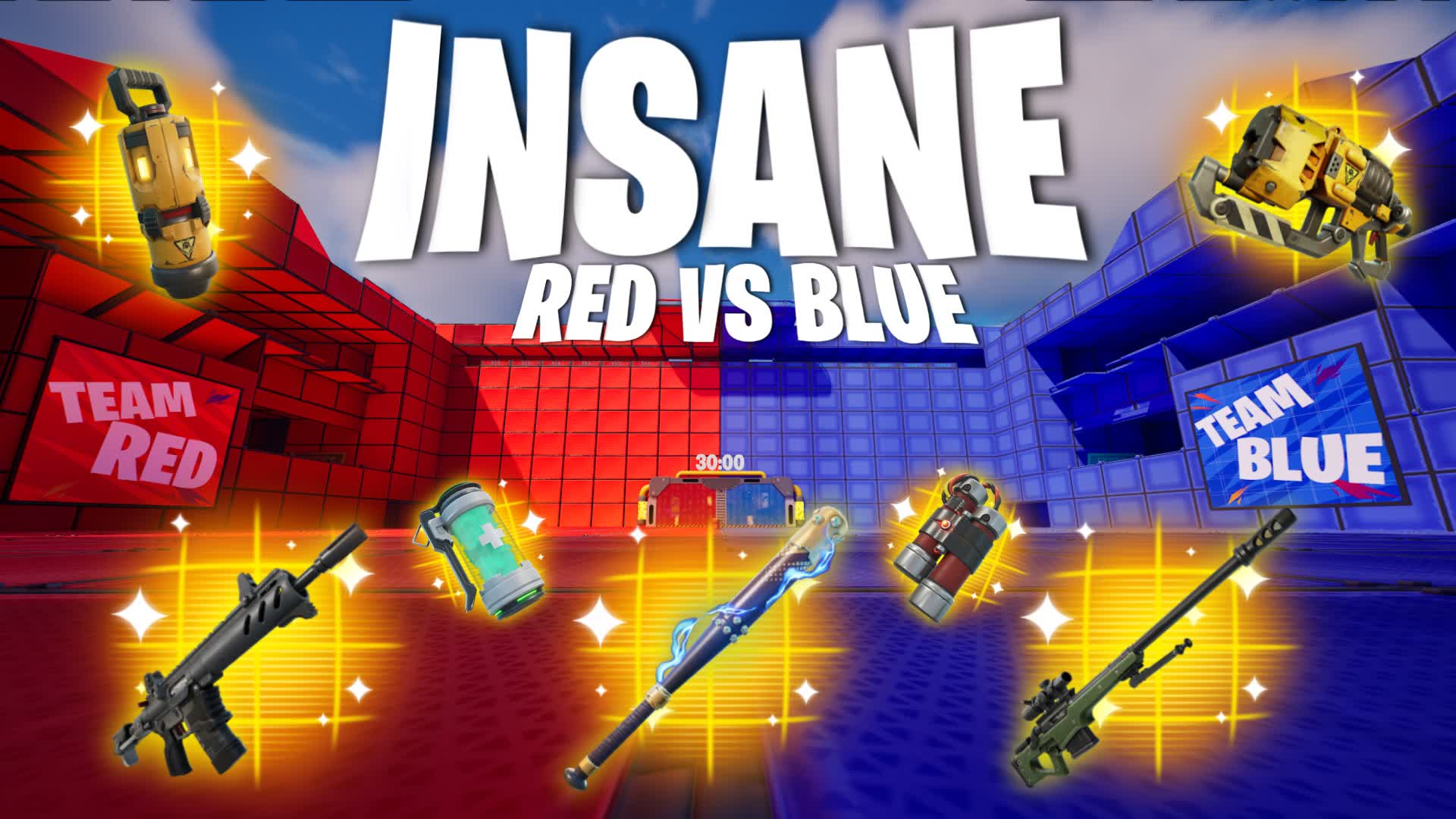 INSANE RED VS BLUE 🔴🔵