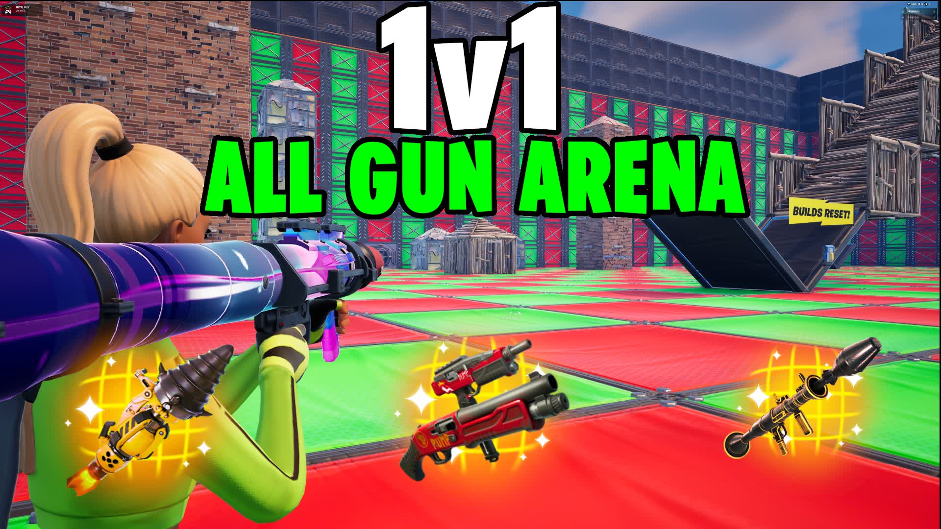 1V1 ALL GUN ARENA 9310-9609-9022 by fppf - Fortnite Creative Map Code ...