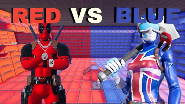 🔴 MEGA RED VS BLUE / BUILD 🔵