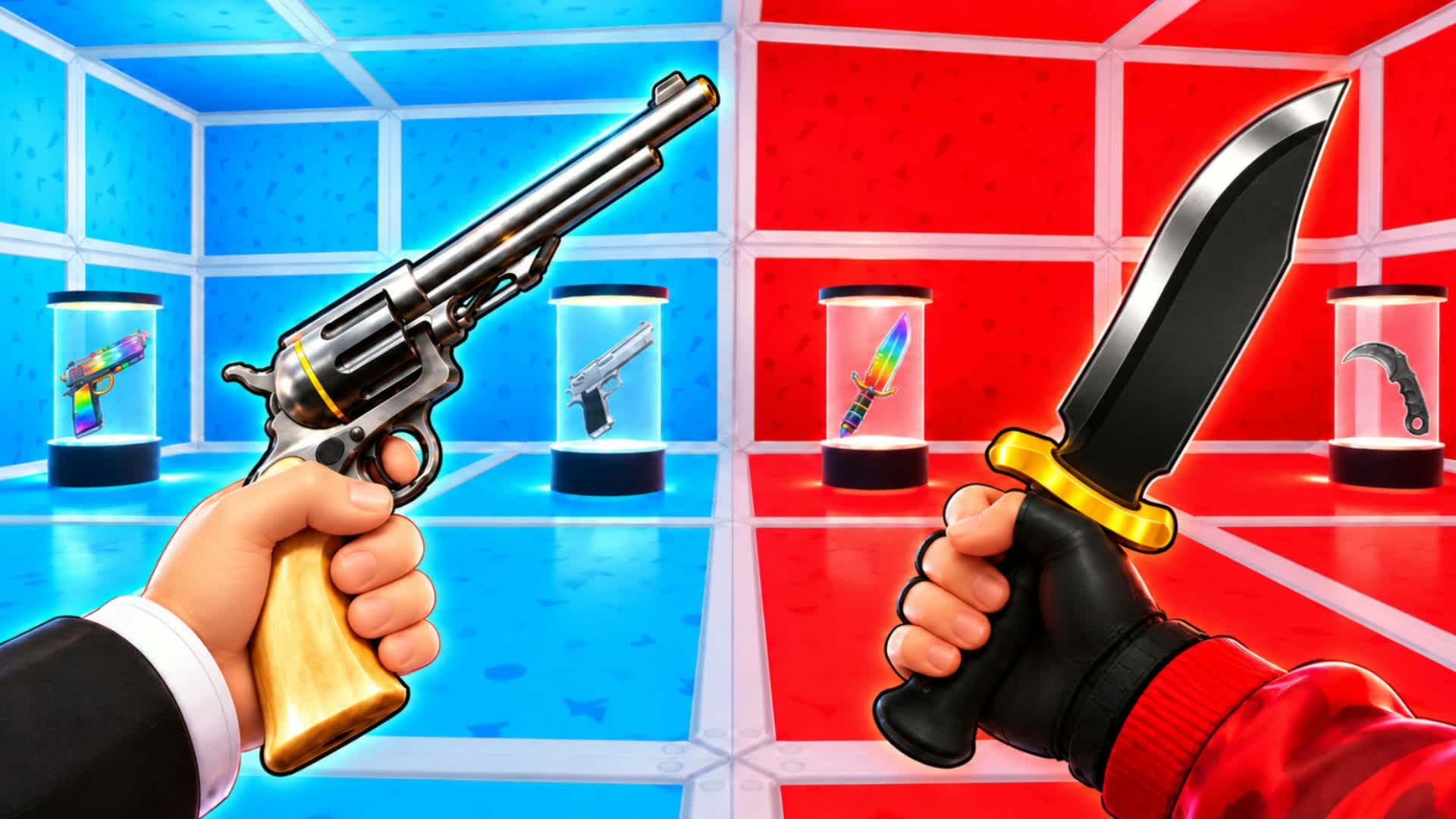 MURDER VS SHERIFF🔴🔵RED VS BLUE
