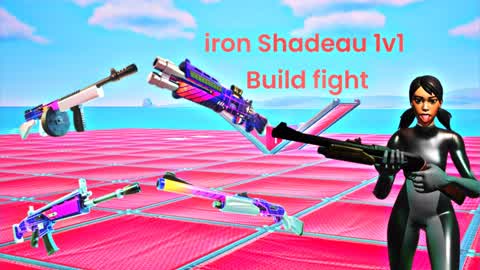 iron Shadeau 1v1 Build fight