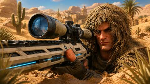 DESERT CITY GUN GAME ONE SHOT 🎯
