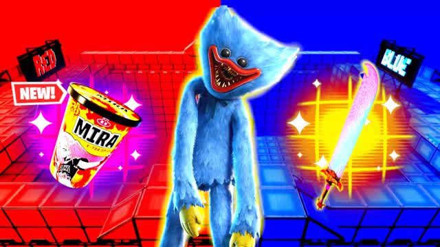 HUGGY KPOP FUNNY A3 RED VS BLUE 🔴🔵