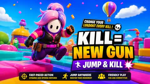 🎉 FALL GUYS GUN GAME - CHAOS ARENA 🎉