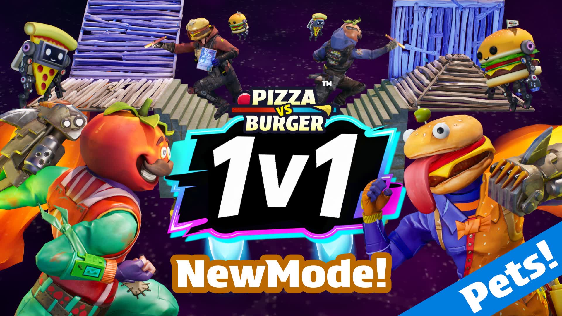 Pizza VS Burger : 1V1