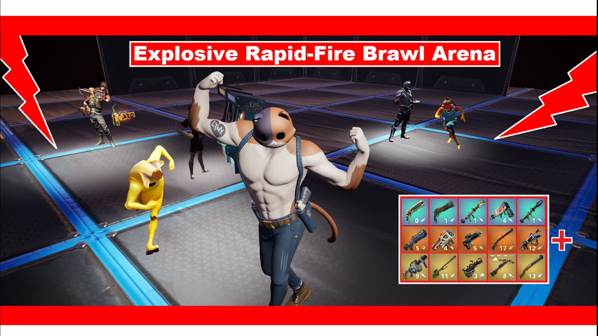 Explosive Rapid-Fire Brawl Arena