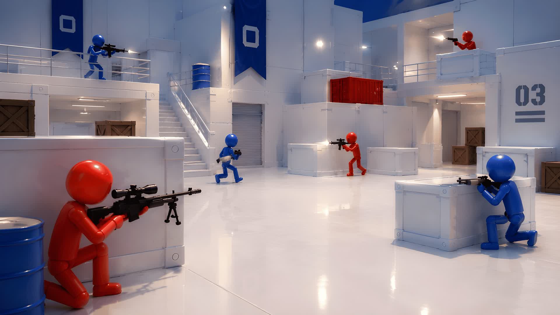 RED VS BLUE 🔴🔵フルアーマー