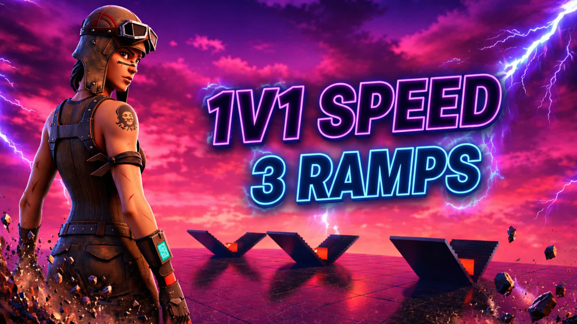 1V1スピード - ランプ3個 [6プレイヤー]