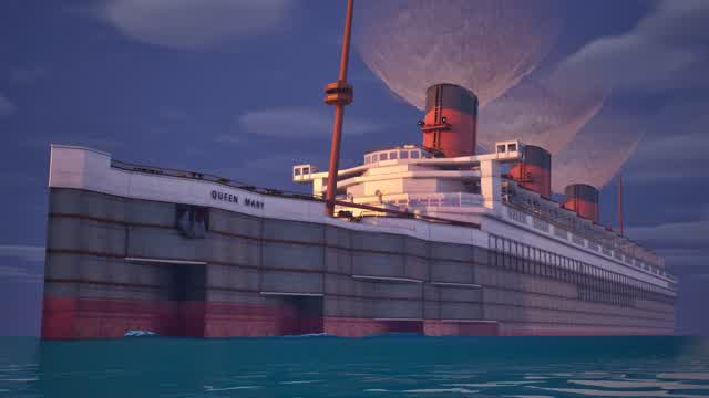 R.M.S. QUEEN MARY - SHOWCASE