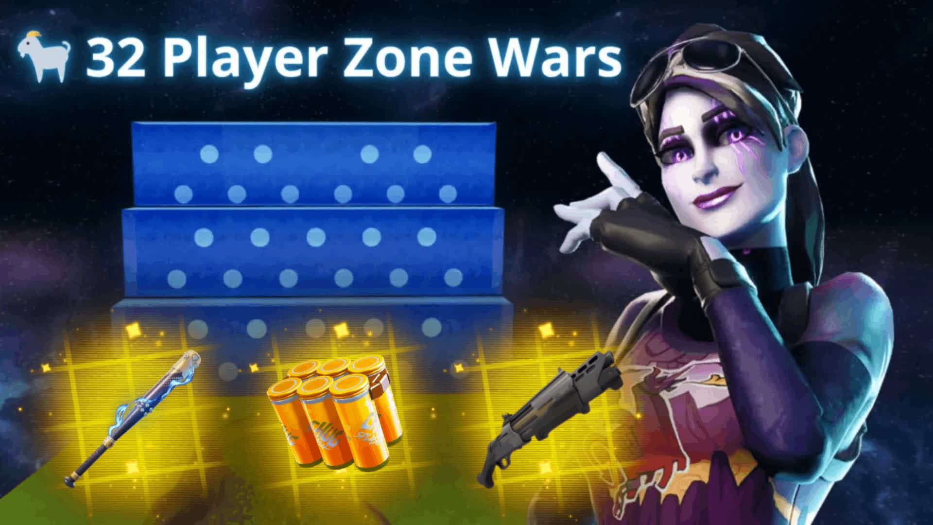 32 PLAYERS ZONE WARS - FREE FOR ALL
