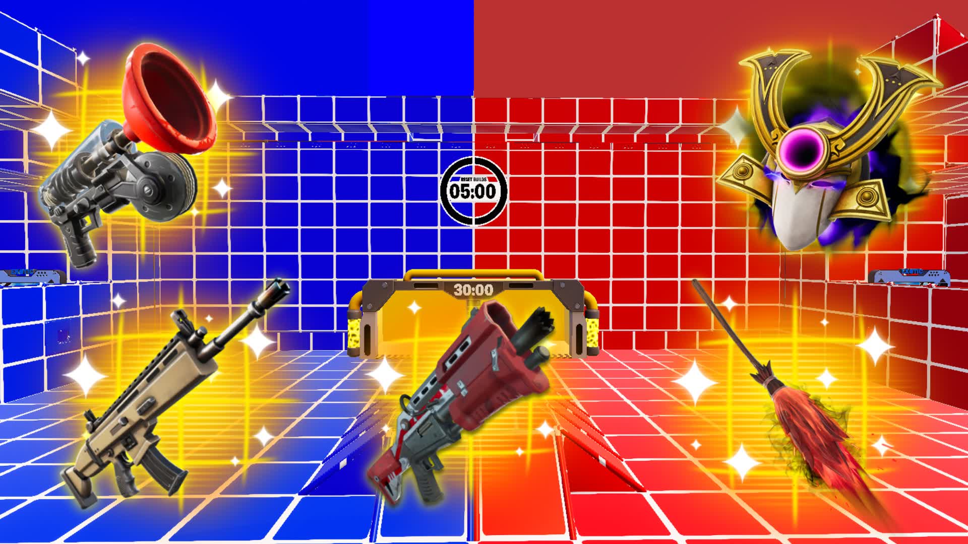 MEGA PVP 🔴RED VS BLUE🔵