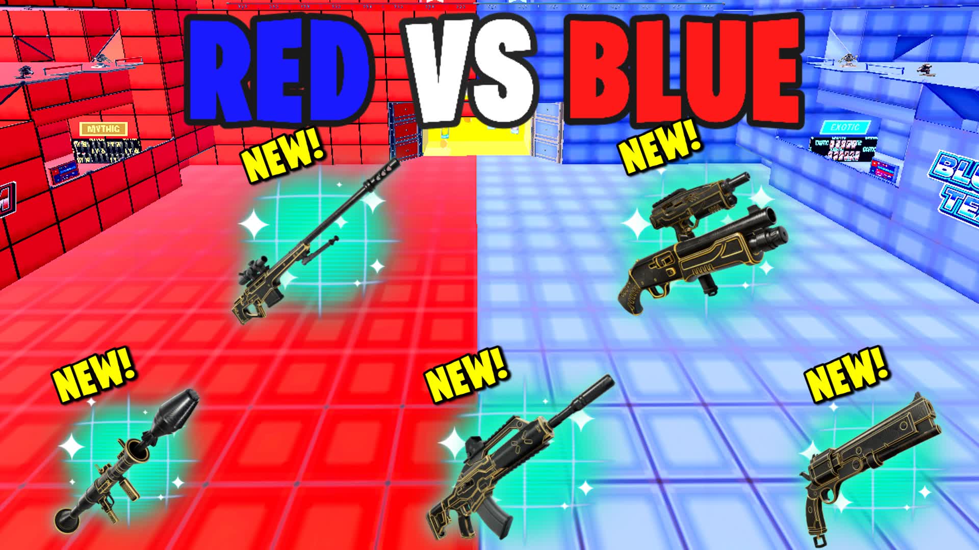 SUPER RED VS BLUE 🔴🔵