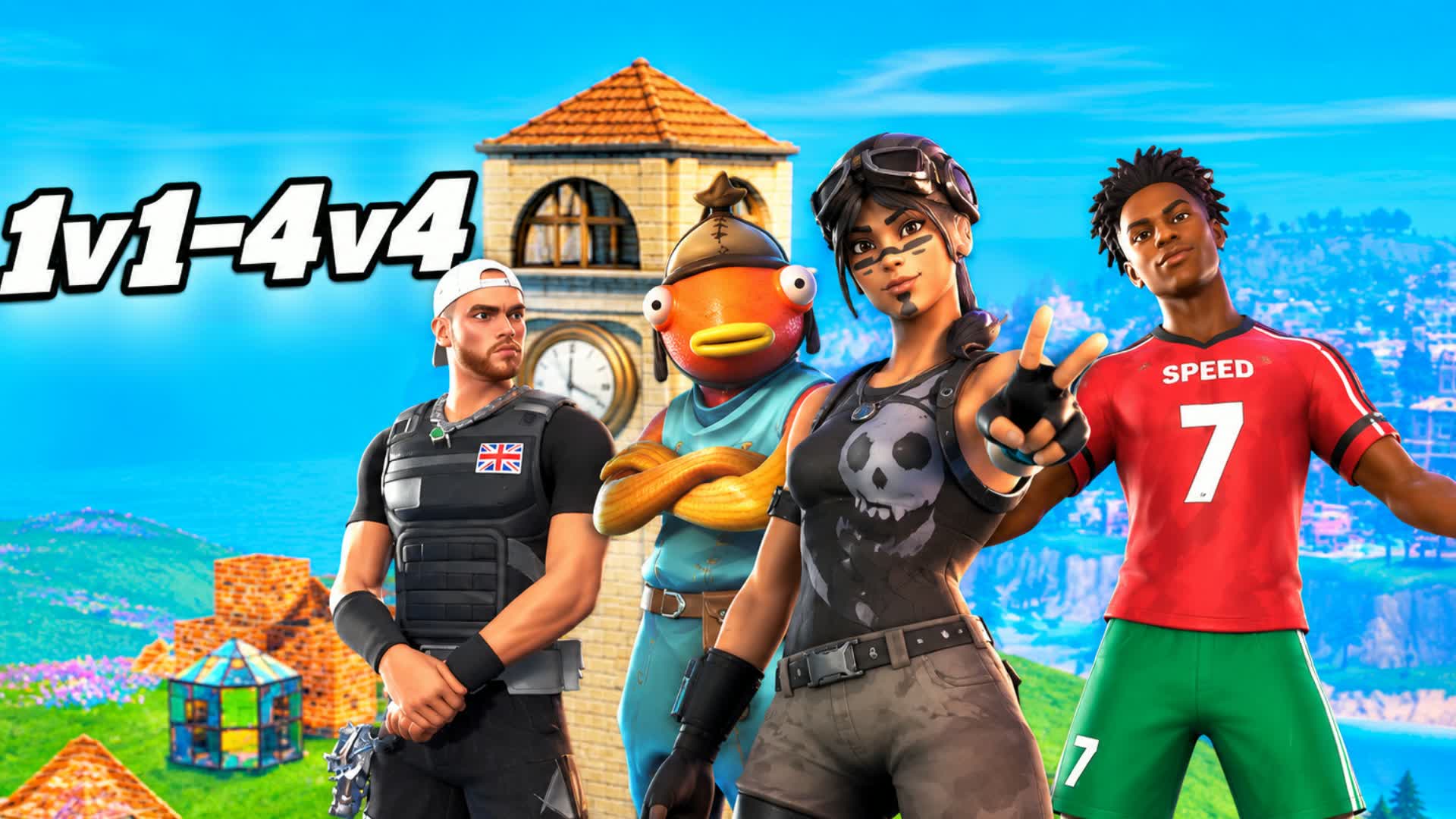 1V1-4V4 THE LAST ZONE ✨🏆