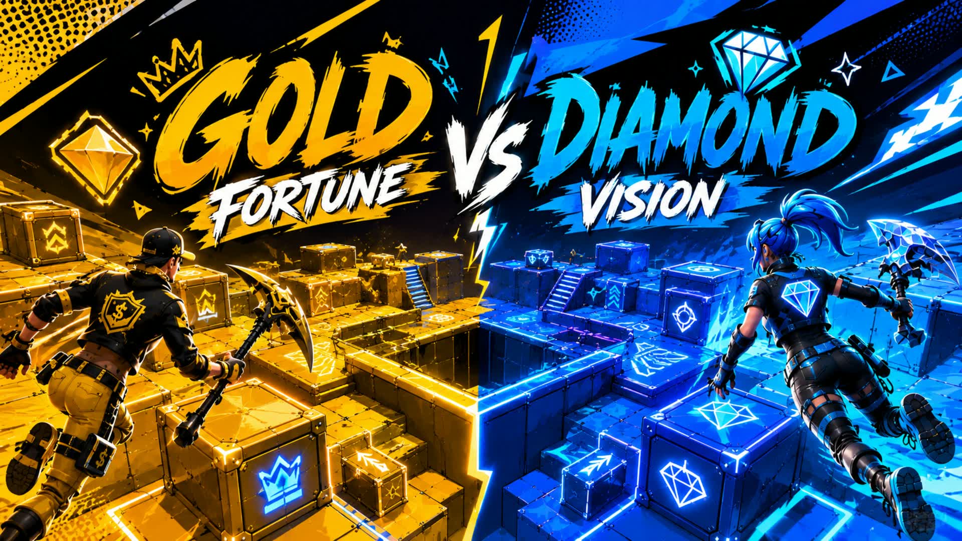 🔶 GOLD FORTUNE VS DIAMOND VISION 💎