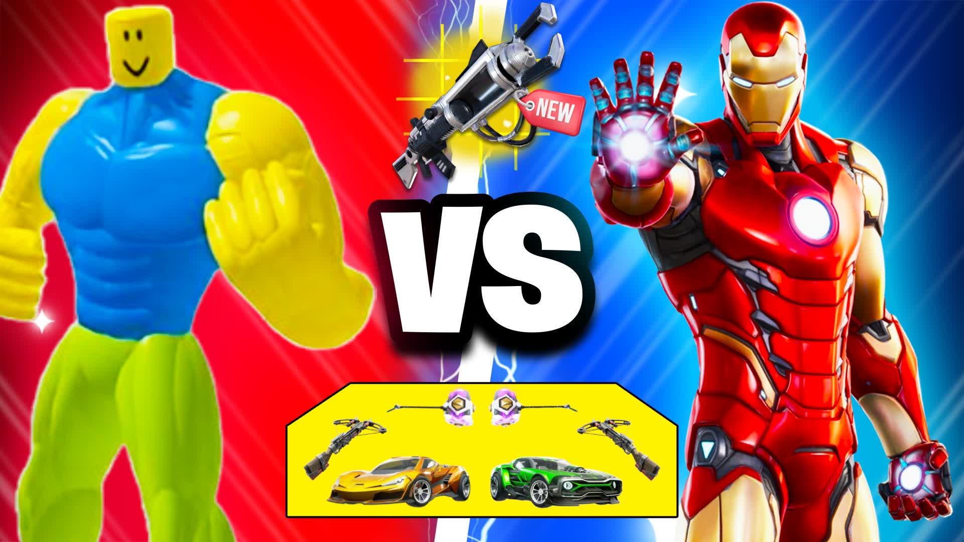🤖 ROBLOX VS FORTNITE 🔫