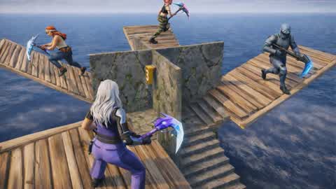 4-WAY 1V1 BUILD FIGHTS | DUOS & SQUADS