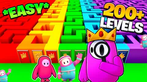 🌈VERY EASY ART OBBY PARKOUR🌈