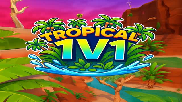 1V1 TROPICAL BUILD FIGHTS 🌴🔥[ALL GUNS]