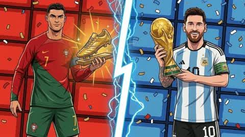 🔴 RONALDO VS MESSI 🔵 RVB KING