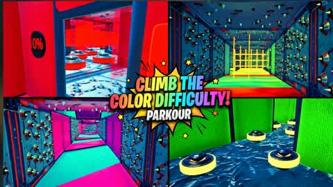 CLIMB THE COLOR DIFFICULTY! (Parkour)